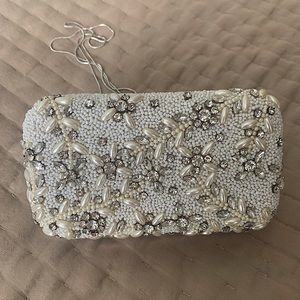 Diamante Vine Box Clutch - bridal edit